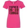 thumbnail image 3 of Inktastic Juneteenth Since 6-19-1865 Women's T-Shirt, 3 of 5