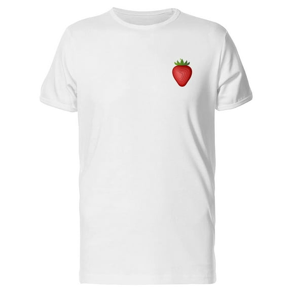 Paper Art Of A Strawberry Tee Men's -Image by Shutterstock