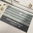 thumbnail image 1 of Entrance Door Mat | Absorbent Non-Slip Polyester Bathroom Floor Rug | Thickened Soft Plush Interior Decoration Carpet | Easy Care | 60x40cm | Blue Pink Gray | Home Entryway Tile Wood, 1 of 6