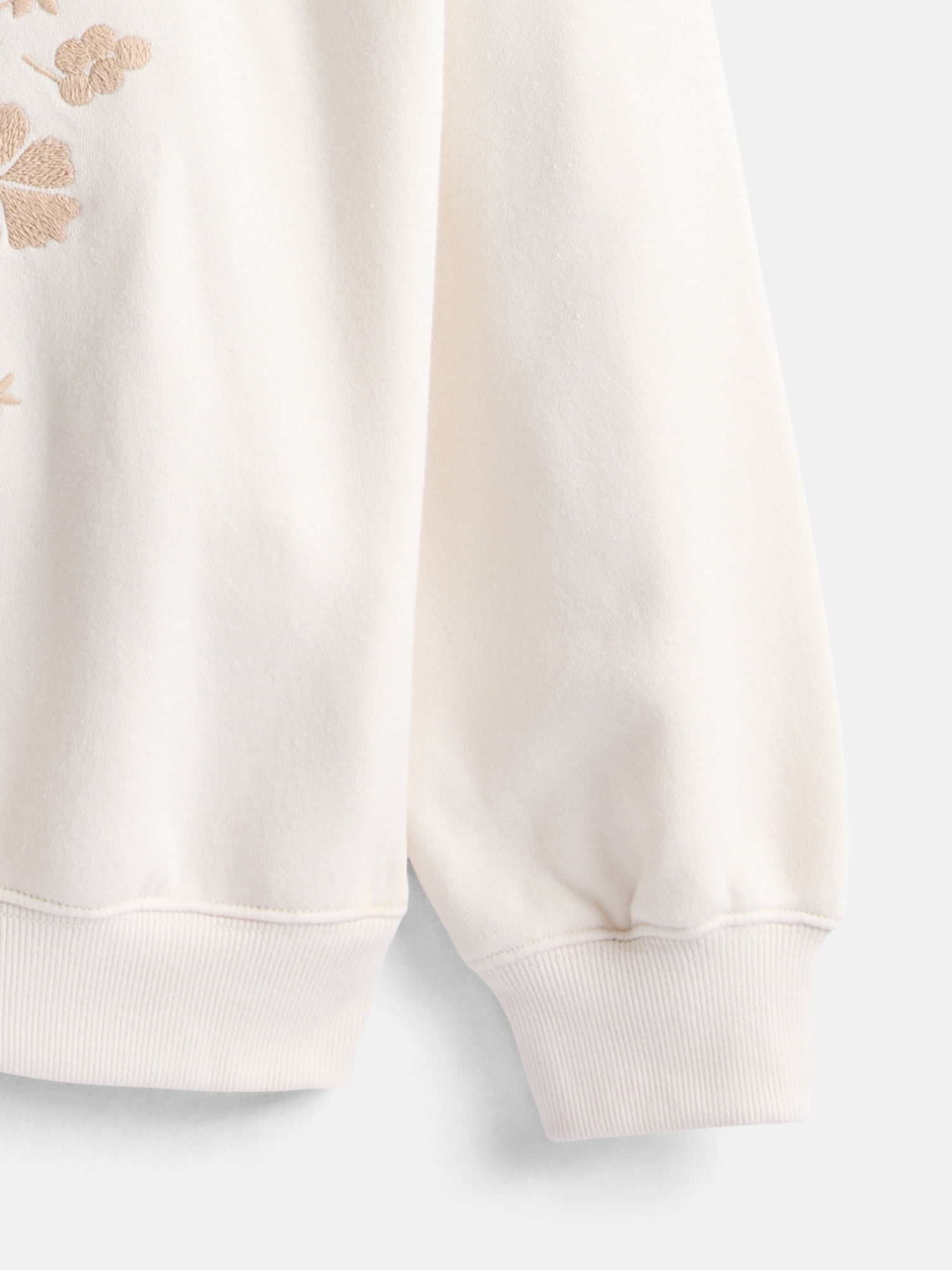Wonder Nation Girls Fleece Icon Crewneck Sweatshirt, Sizes 4-18 & Plus