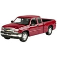 thumbnail image 2 of 2006 Chevrolet Silverado 1500 Camionnette Rouge Métallique "Die-Cast Collection" Série 1/25 Modèle de Voiture Moulée sous Pression par Motormax, 2 of 3