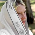 thumbnail image 4 of Mantón de oración Halleluyah Messianic Tallit 180 x 55 cm con bolsa, 4 of 6