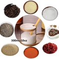 thumbnail image 3 of Juego De Botes Para Condimentos Simples Y Elegantes De 3 Piezas, Caja De Contenedor De Vidrio Para Condimentos De Almacenamiento Decorativo Con Tapa Y Base De Cuchara De Bambú Para La Cocina Casera Ca, 3 of 5