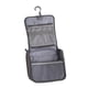 thumbnail image 5 of Bolsa de maquillaje de viaje Bolsa de aseo con gancho para colgar Bolso de maquillaje Plegable Multifuncional para viajes Baño Camping Actividad al Gris, 5 of 8