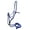 Blue, variant on Showman Nylon Rope Bitless Bridle w/ Reins