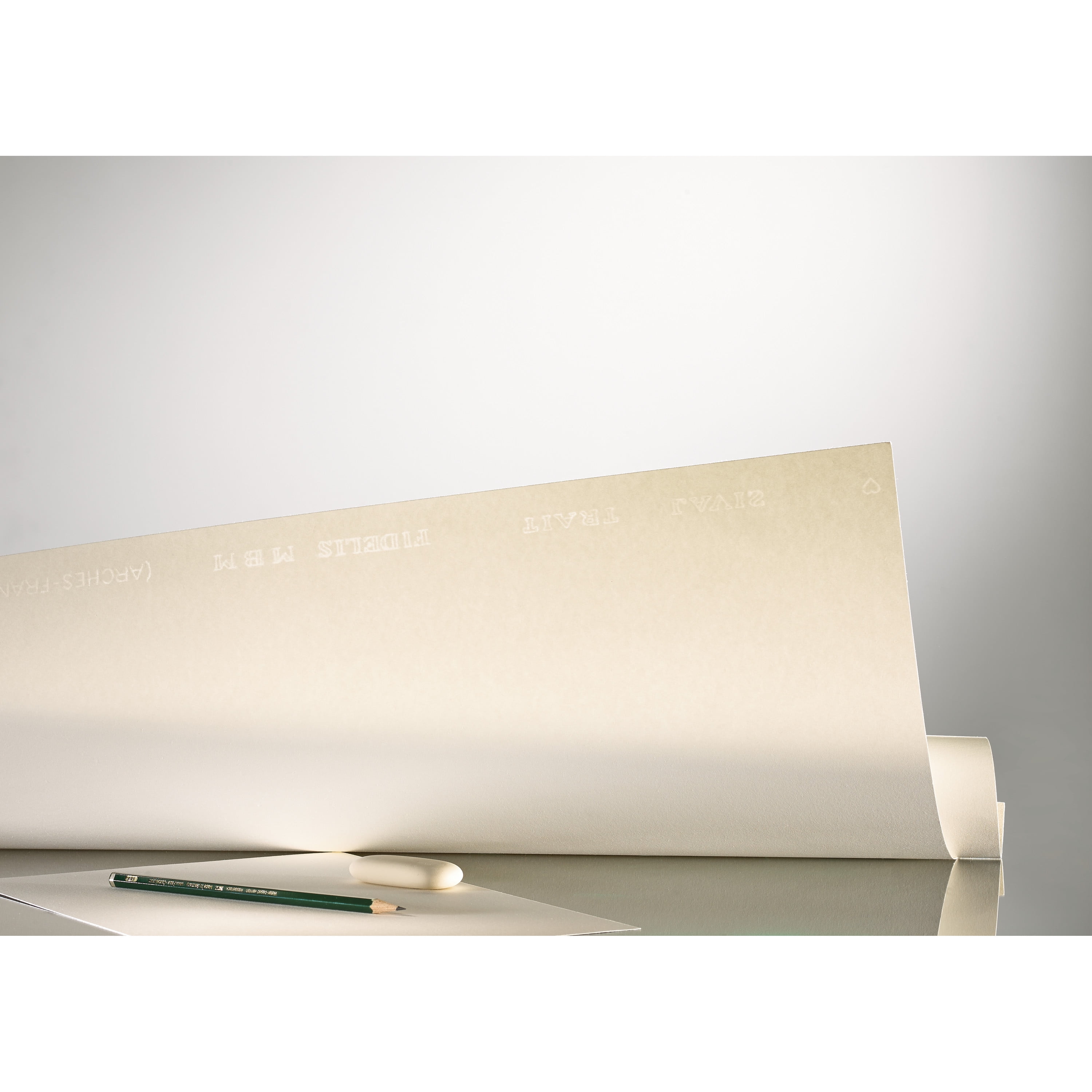 Arches En Tout Cas Watercolor Paper Roll, Rough & Cold-Pressed, 52.5 in x 10 yds.
