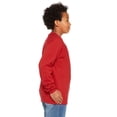 thumbnail image 3 of The Youth Sponge Fleece Raglan Sweatshirt - RED - M, 3 of 4