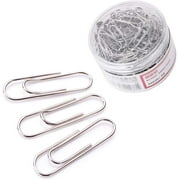 Coideal Small Paperclips Smooth, 200 Pack 1.2 Inch/ 29mm Mini Metal Paper Clip Holder for Sheets Files, Office School