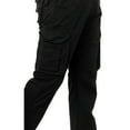thumbnail image 5 of X RAY JEANS Mens Belted Classic Fit Cargo Pants, Black, 42X32, 5 of 6