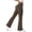 Brown, variant on Rosvigor Womens Micro Flare Yoga Pants High Waisted Bootcut Leggings No Front Seam Buttery Soft Leggings for Workout Gym Casual