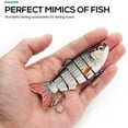 thumbnail image 1 of 5 Uds Señuelo De Natación Segmento Multiarticulado 3D Cebo Duro Realista Cebo De Pesca Anzuelos De Pesca Cebo Artificial Wobbler Cebo, 1 of 7