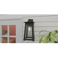 thumbnail image 6 of Quoizel Drescher 1-Light Matte Black Outdoor Wall Lantern, 6 of 7