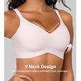 thumbnail image 3 of Daystry Womens Wireless Stripe Bras No Underwire Push Up Bra Comfort Seamless Supportive Full Coverage Everyday Bras without padding, 3 of 11