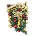 thumbnail image 2 of Electroplated Ball Rattan Wreath,Christmas Inverted Tree Wreath Christmas Ball Inverted Tree Hanging Wreath Christmas Wreath Ultimate Reliability, 2 of 12