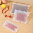 thumbnail image 1 of YAOMOBB Sac Auto-Scellant Réutilisable Sacs de Congélation Transparents 2 Pcs EVA Auto-Scellant pour Légumes Fruits, 1 of 6