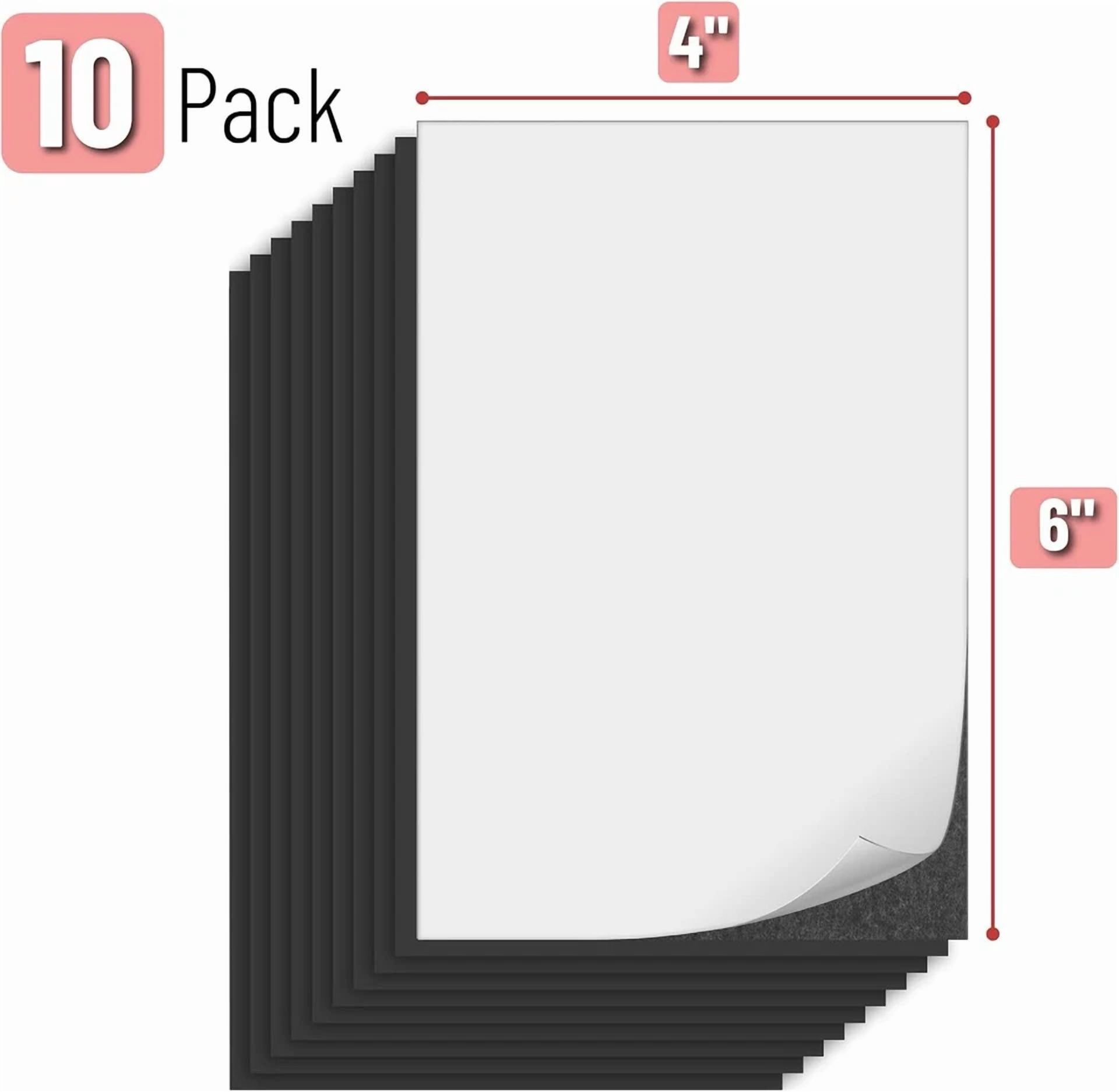 Adhesive Magnetic Sheets Flexible Picture Magnets, Cuttable Magnetic Sheets.