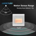 thumbnail image 4 of Recessed Led Wall Light Pir Motion Sensing Stair Light Ac85-265v Step Light Corridor Lighting Indoor Wall Light, 4 of 5