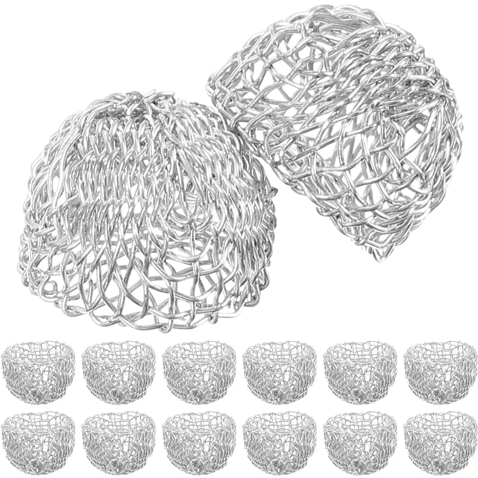 100pcs Stainless Steel Metal Tobacco Pipe Screens Smoking Pipe Filters