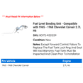 thumbnail image 2 of Fuel Level Sending Unit - Compatible with 1965 - 1968 Chevy Corvair 2.7L H6 1966 1967, 2 of 2
