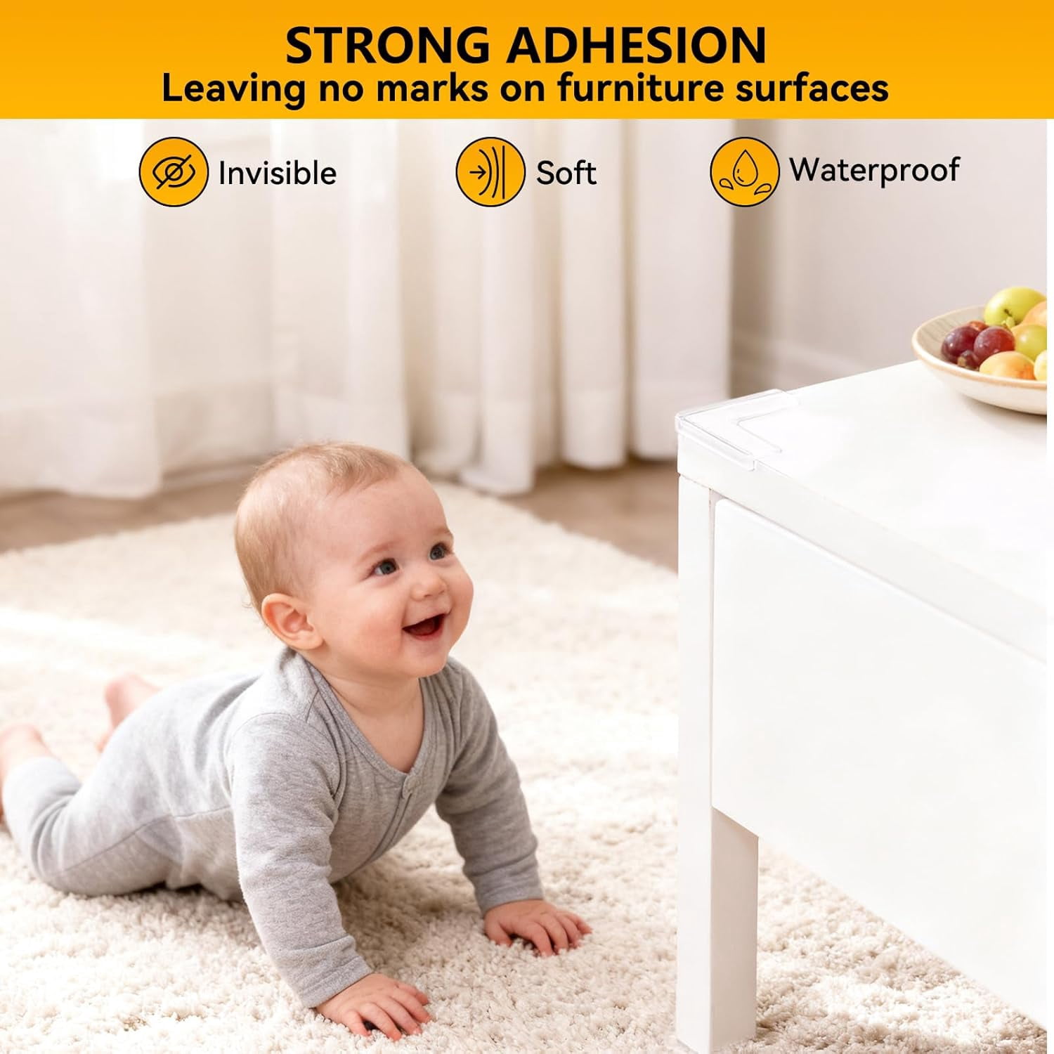 8pcs, Corner Protectors, Table Corner Protectors to Cover Sharp Furniture, Corner Guards Bumpers to Keep Our Family Safe, Anti-Collision, Suitable for Table Corner Cabinet Corner Window Corner