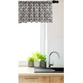 thumbnail image 3 of Ambesonne Circle Pattern Window Valance, Geometrical Wavy, 54" X 18", Multicolor, 3 of 3