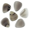 thumbnail image 3 of Exotic Plectrums - Grey Agate Stone Guitar Or Bass Pick - 3.0 mm Ultra Heavy Gauge - 351 Shape - Specialty Handmade Gemstone Exotic Plectrum - 3 Pack, 3 of 7