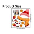 thumbnail image 4 of Christmas Wall Decals Removable Snowman Toilet Lid Sticker for Bathroom Holiday Decor, 4 of 5
