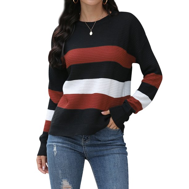COLORBLOCK STRIPE CREW
