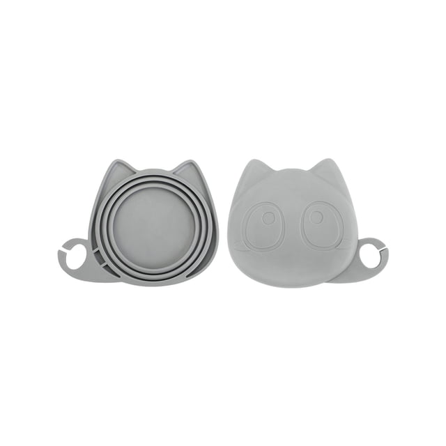 Cmunyle Couvercle Réutilisable pour Nourriture pour Animaux, Couvercle en Silicone Étanche à l'Air et aux Fuites pour Chien et Chat, Nourriture Humide, Conservation Réfrigérée, Préserve la Fraîcheur, Couvercle Empilable de Scellage pour Boîte