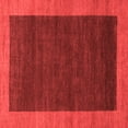 thumbnail image 1 of Ahgly Company Indoor Square Abstract Red Modern Area Rugs, 7' Square, 1 of 4