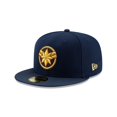 thumbnail image 1 of Captain Marvel Movie Logo Navy New Era 59Fifty Fitted Hat-8 Fitted, 1 of 5