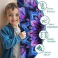 thumbnail image 3 of Blackout Kids Curtains,Purple Blue Tie Dye Pattern Childrens Insulated Curtains Set Of 2,Bedroom Essentials,Toddler Room Decor 52"x63", 3 of 5