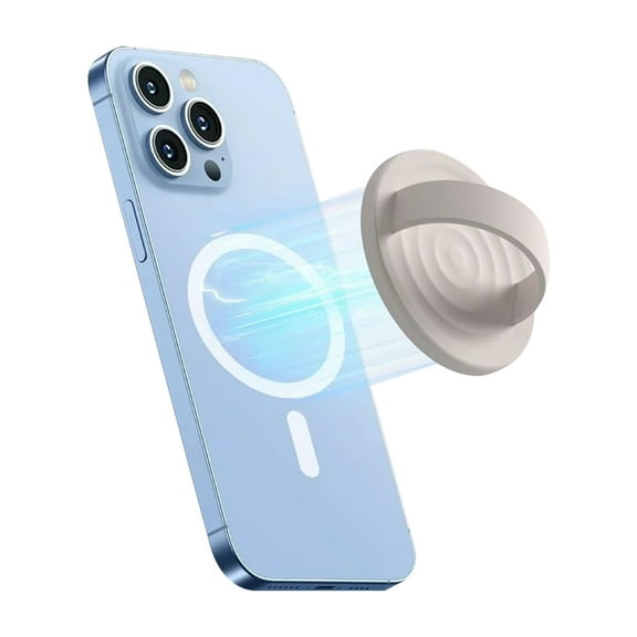 Emlimny Magnetic Phone Grip,Compatible with MagSafe, Silicone Comfy Removable Loop Grip, compatible Phone Grip Finger Ring Holder for Back of Phone for iPhone Pro Max/Plus/16/15/14/13/12