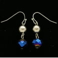 thumbnail image 2 of Mi Amore Drop-Dangle-Earrings Blue/Silver-Tone, 2 of 5