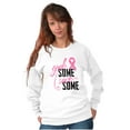 thumbnail image 4 of Grab Save Some Breast Cancer Women Plus Size Crewneck Sweatshirt Brisco Brands 3X, 4 of 5
