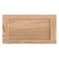 thumbnail image 4 of 13.25W x 22.5H Unfinished Oak Kitchen Cabinet Door Replacement, Shaker Style, 4 of 9