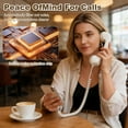 thumbnail image 5 of Retro Phone Handset, 2026 New Retro Phone Handset for Phone,  Microphone & Speaker,  for Cell Mobile Video Conferences, Calls, Meetings (Red), 5 of 8