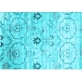 thumbnail image 1 of Ahgly Company Indoor Rectangle Abstract Light Blue Contemporary Area Rugs, 8' x 12', 1 of 4