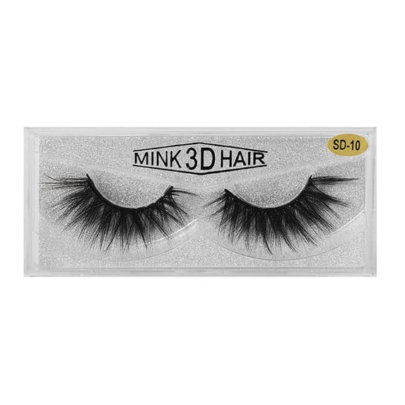 ZIYIMEI 3D Faux Mink Lashes Handmade Multi-Layer Eyelashes, Buy 2 Get 1 Free, 1 Pair Each
