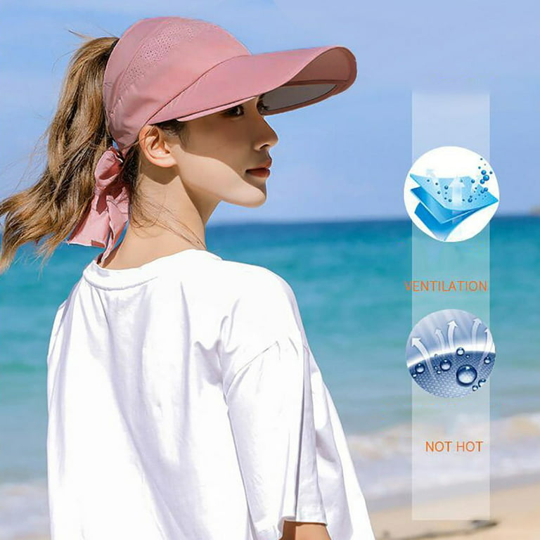 Sun Hats for Women Wide Brim UV Protection Summer Baseball Cap Outdoor  Sunscreen Hat (Beige) at  Women's Clothing store