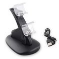 thumbnail image 4 of PS4 Controller Station de Charge Chargeur Station de Charge Double USB Station de Charge Double USB Station de Charge Rapide et Indicateur LED pour Playstation 4 PS4 Controller et PS4 Pro Manette (Noir), 4 of 6