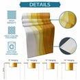 thumbnail image 6 of Ombre Orange Waves Table Runner 108 Inches Long Farmhouse Dress Scarves, Abstract Art Gradient Modern Dining Tablerunner for Coffee Table/Kitchen Island/Party Décor, 13" x 108", 6 of 8