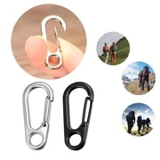 FEAMOS 10Pcs Spring Snap Hook Key Holder Keychain Carabiner Alloy Carabiner Keychain Clip Multifunction Carabiner Keychain