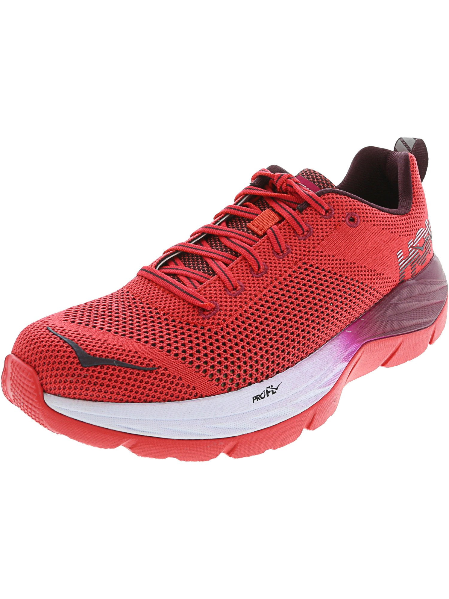 Hoka One Women's Mach Hibiscus / Cherries Jubilee Low Top Mesh Running