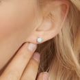 thumbnail image 7 of DESIGNICE Hypoallergenic 18G Flat Back Stud Earrings | Implant Grade Titanium Press Fit Threadless Push Pop in Cartilage Helix Labret Lip Monroe Tragus Piercing Studs, 7 of 7
