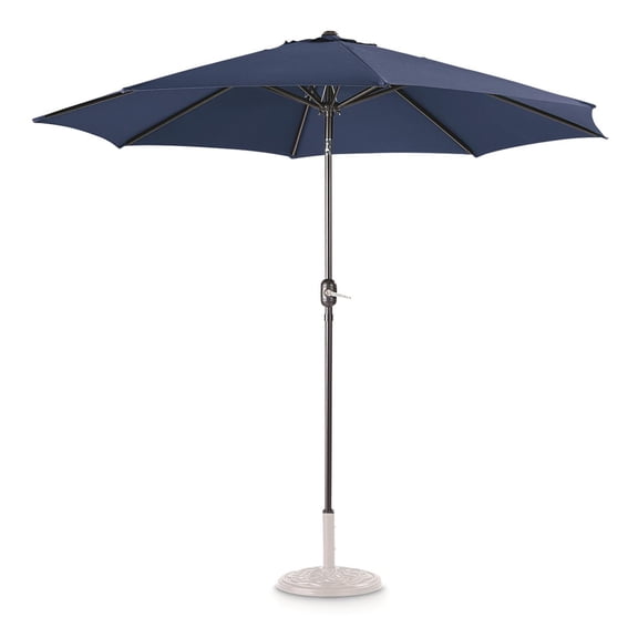 CASTLECREEK Market 9' Outdoor Patio Umbrella Push-Button Tilt Waterproof Sun Shade Deck Yard Backyard Pool