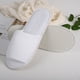 thumbnail image 5 of 10 pares de pantuflas de spa con punta abierta, pantuflas blancas para invitados de hotel de spa, se adapta a la mayoría de los hombres y mujeres, 5 of 5