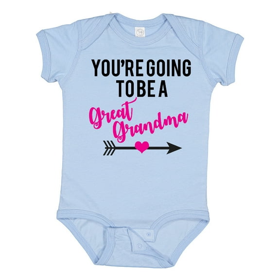 Inktastic You're Going to Be a Great Grandma Boys or Girls Baby Bodysuit