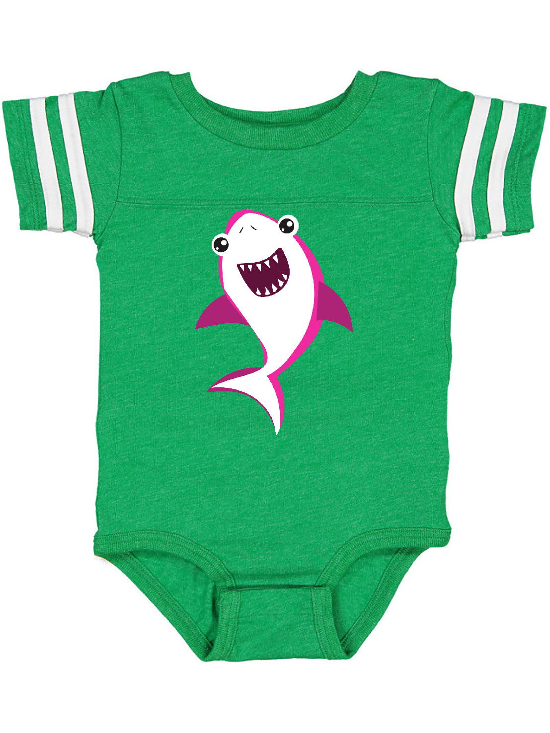 INKtastic Inktastic Cute Shark, Little Shark, Pink Shark Infant Short