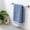 Blue, variant on Ribbed Coral Fleece Towels, Ultra Soft & Absorbent Face & Hand Towels, Quick-Drying Plush Towels for Bathroom & Kitchen, 4 Solid Colors